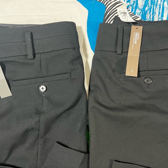 🔥 NWT LOT OF 3 LOFT WOMEN COTTON WORK BUSINESS TROUSERS 2 WIDE 1 PENCIL - Picture 14 of 16